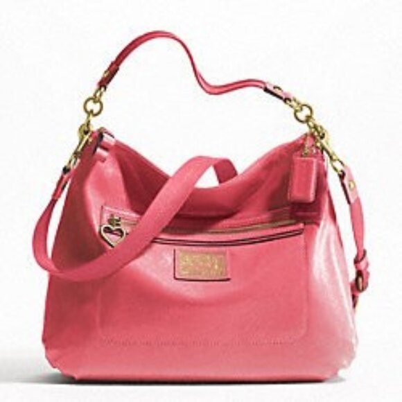 Rare Coach Poppy Daisy Liquid Shoulder Bag Purse - Picture 1 of 14